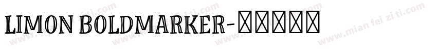 Limon BoldMarker字体转换